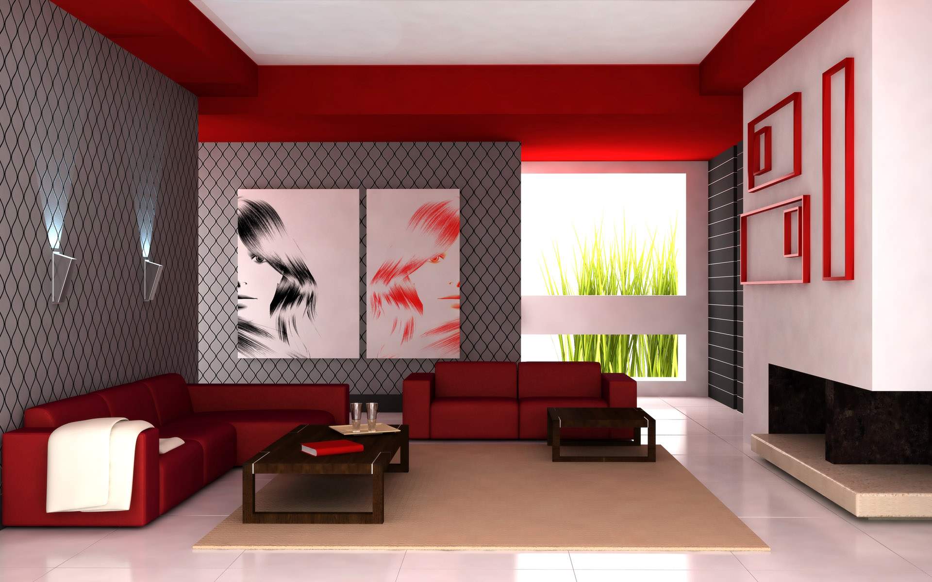 Beeldcitaat: http://divasndesign.com/wp-content/uploads/2013/05/Interior-Design-Luruxy-Red-White-Design1.jpg