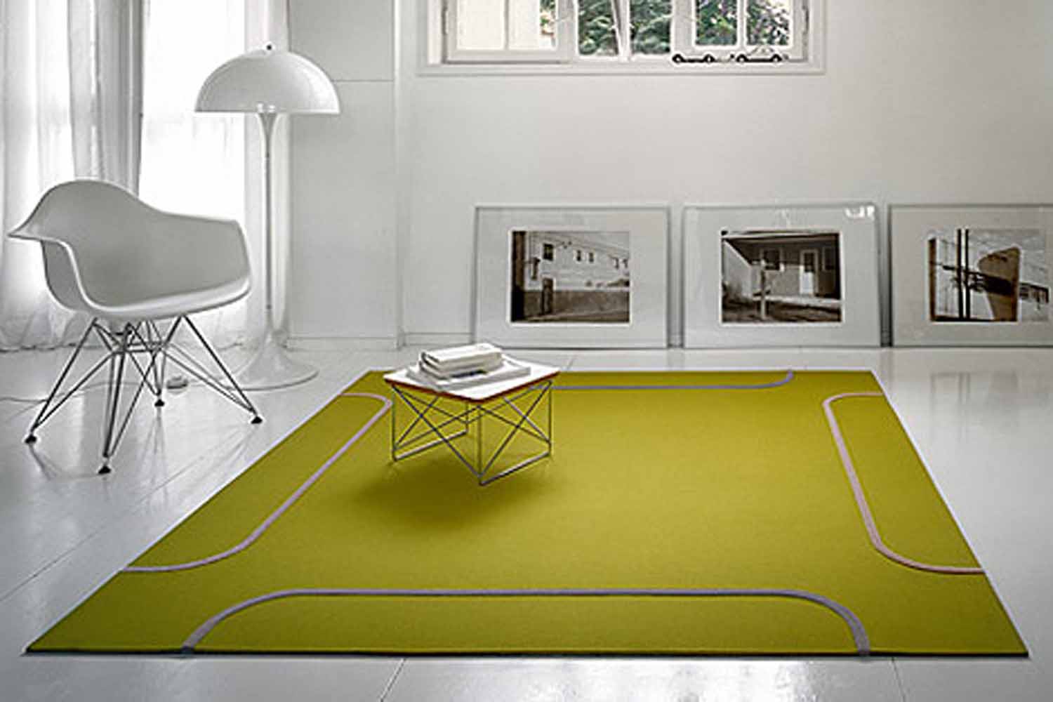 Beeldcitaat: http://www.ariokano.com/wp-content/uploads/lovely-green-interior-design-area-rugs.jpg