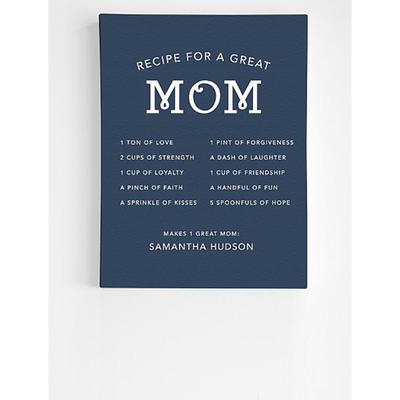 Beeldcitaat: http://www.gifts.com/product/personalized-moms-recipe-wall-art?prodID=614016