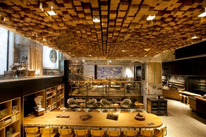 Beeldcitaat: http://www.hometrendesign.com/wp-content/uploads/2013/11/Dining-Table-At-Starbucks-Cafe-In-Amsterdam-With-Featured-Ceiling-Wooden.jpg