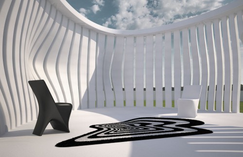 Beeldcitaat: http://www.jeremykalin.com/having-outdoor-rugs-in-your-furnitures-for-outdoor-experience/attractive-outdoor-rug-appearance-with-black-white-chairs-set-near-high-fence/